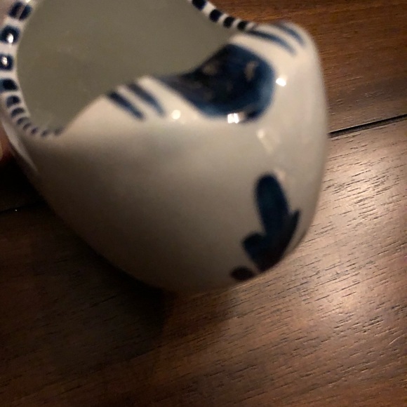 Vintage DELFT clog shoe ashtray planter blue white - Picture 6 of 8